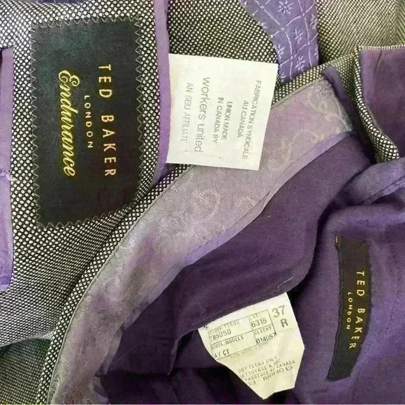 Ted Baker London Endurance Wool Jay CT Suit Set 44R / 37R Gray - Picture 13 of 16